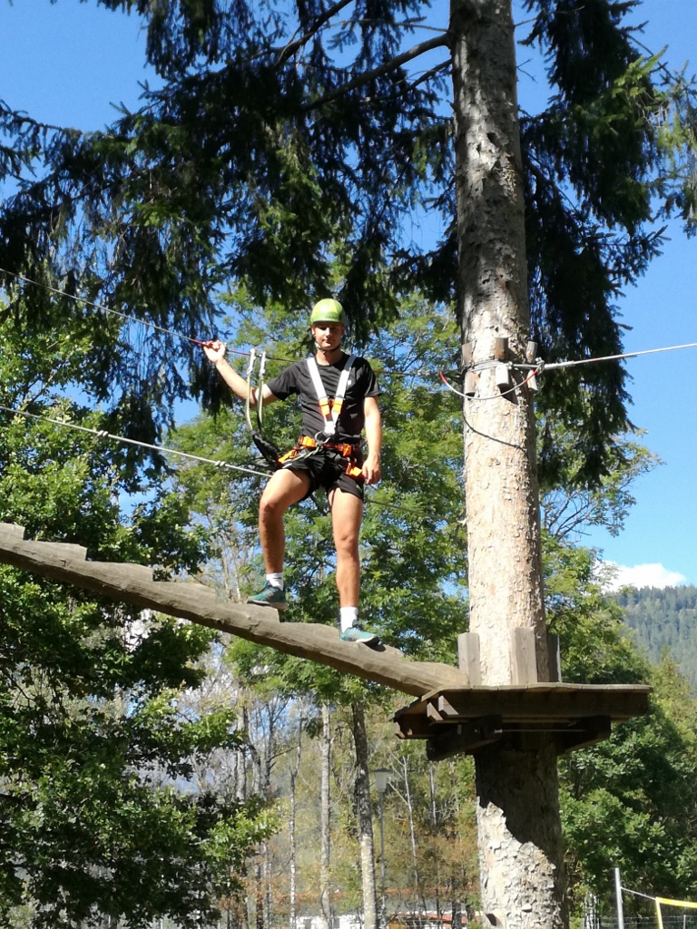 2. Klasse im Hochseilgarten Oberwölz