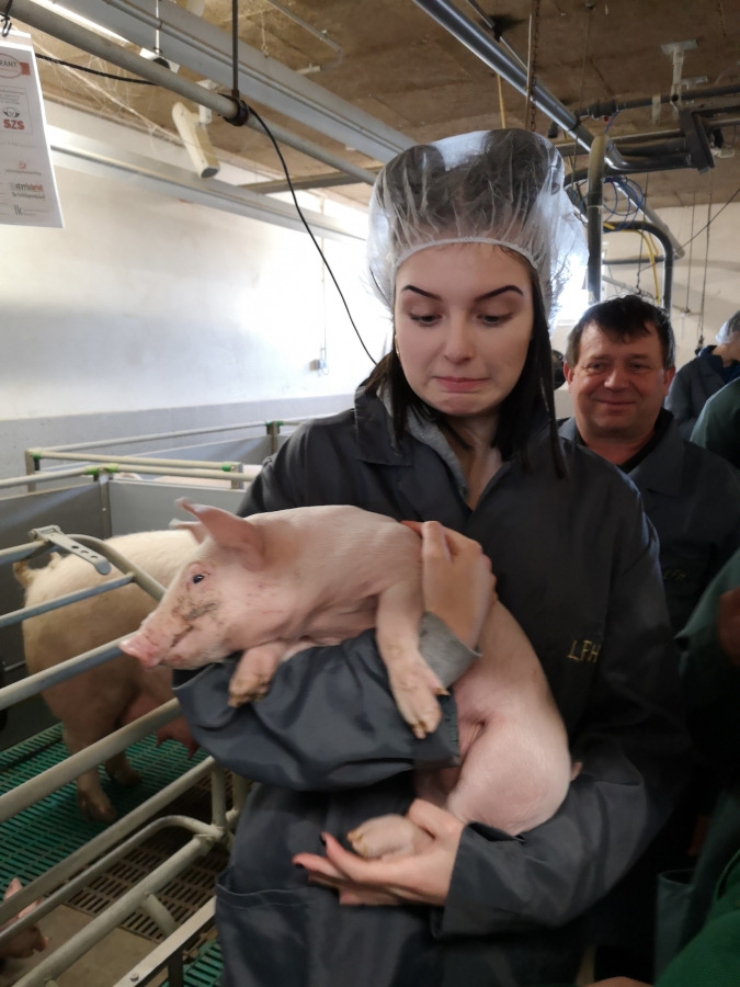 Fachexkursion "Tierhaltung" in die Fachschule Hatzendorf