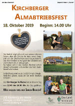 Kirchberger Almabtriebsfest 18.10.2019 © LFS Kirchberg am Walde