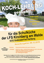 Kochlehrling 2020 © LFS Kirchberg am Walde