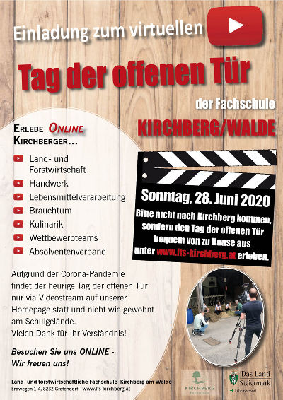 Tag der offenen Tür © LFS Kirchberg am Walde Tag der offenen Tür
