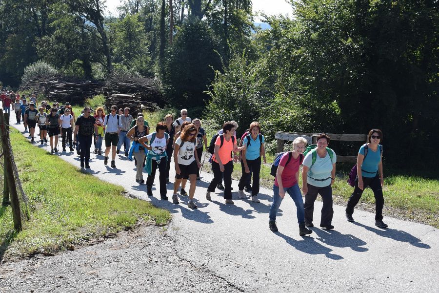 Almerlebniswanderung - Wanderung beginnt