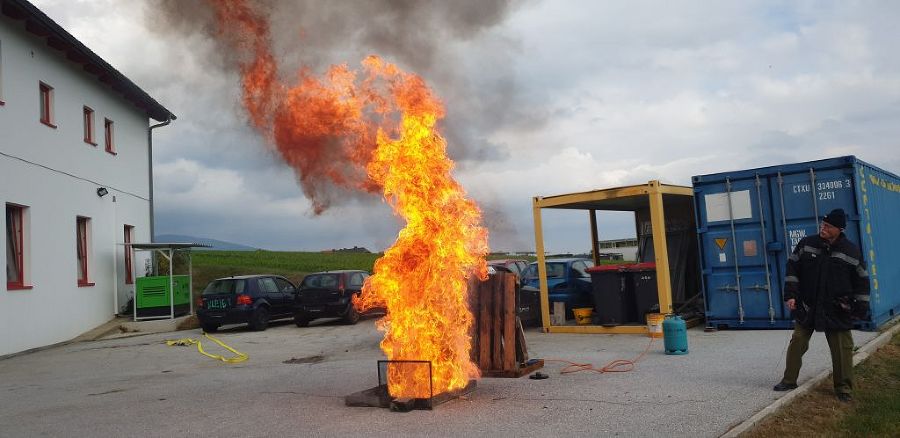 Brandschutzübung