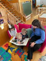 Arbeit und Spaß mit Kindern © FS Gröbming