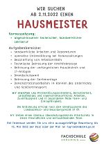 Wir suchen einen Hausmeister © FS Gröbming