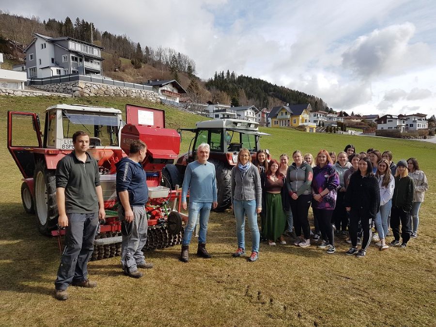 Projektstart Wildblumen in der FS Gröbming