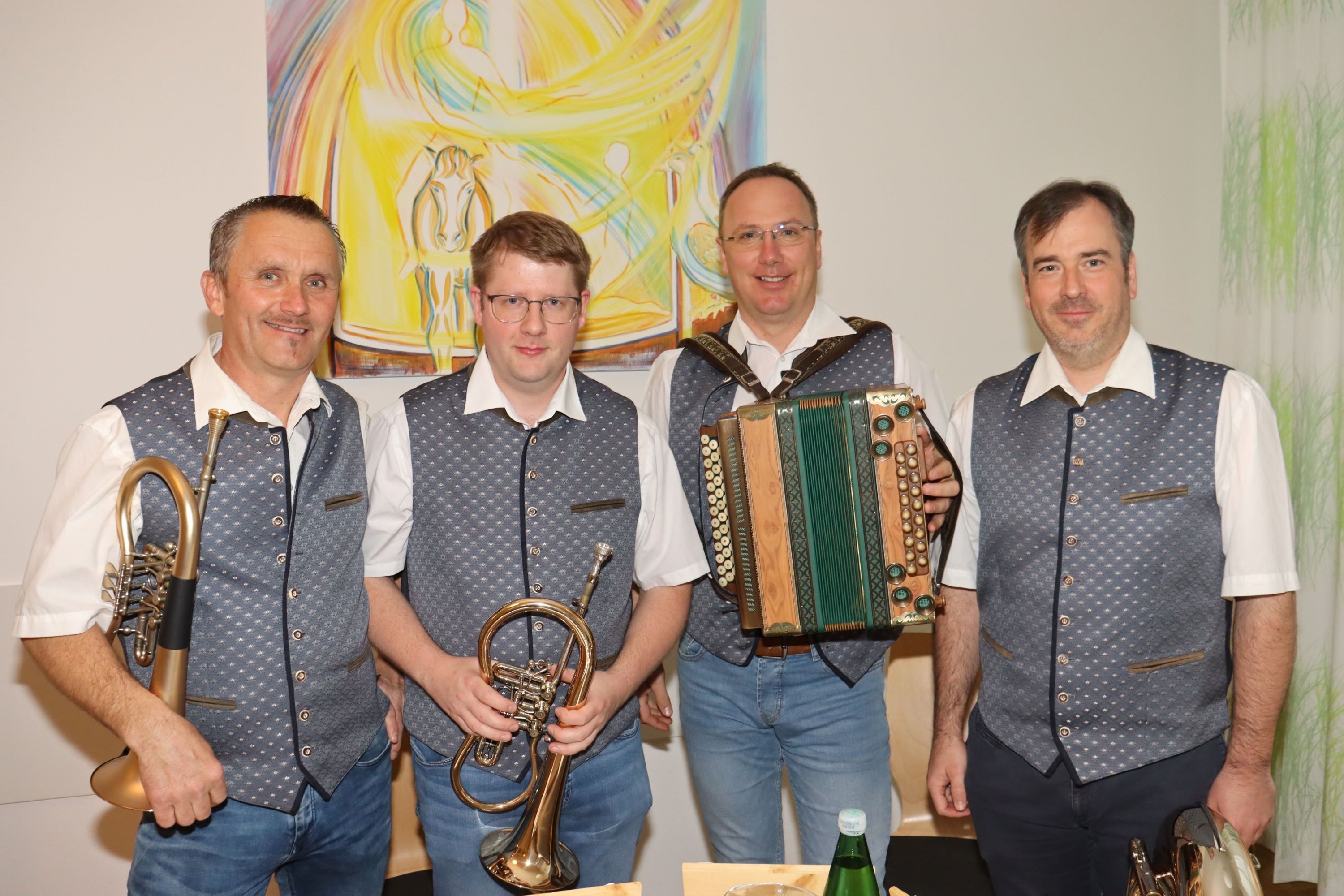 Gruppenfoto der Musikgruppe Hittrach