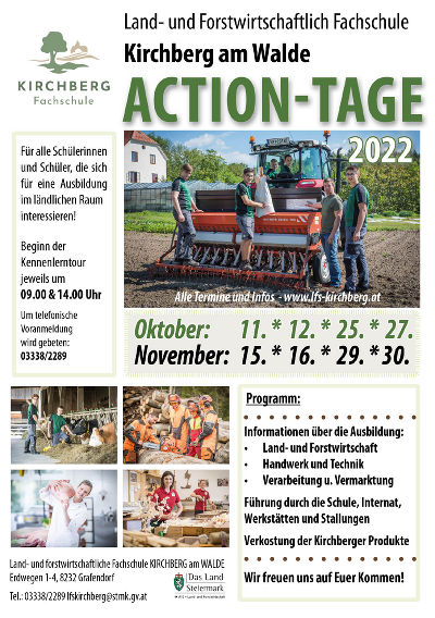 Kirchberger Tage der offenen Tür © LFS Kirchberg am Walde Kirchberger Tage der offenen Tür