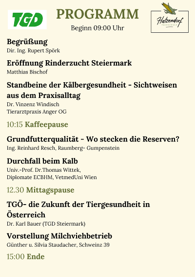 Programm Rinderfachtag 2023