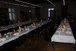 Tafel im Rittersaal © FS Burgstall