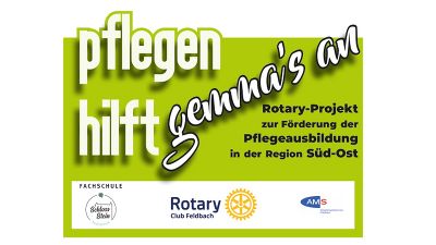 Logo "pflegen hilft - gemma´s an"