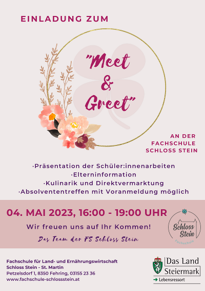 Einladung "Meet & Greet"