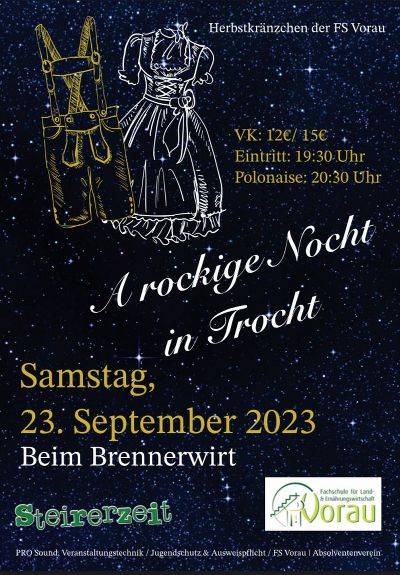 Herbstkränzchen der FS Vorau am Samstag, 23. September 2023  © FS Vorau