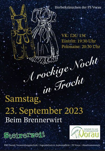 Herbstkränzchen der FS Vorau am Samstag, 23. September 2023