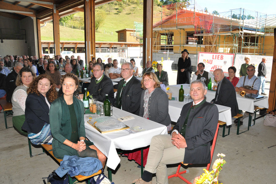 Erntedankfest 2023 und Gleichenfeier Werkstätten