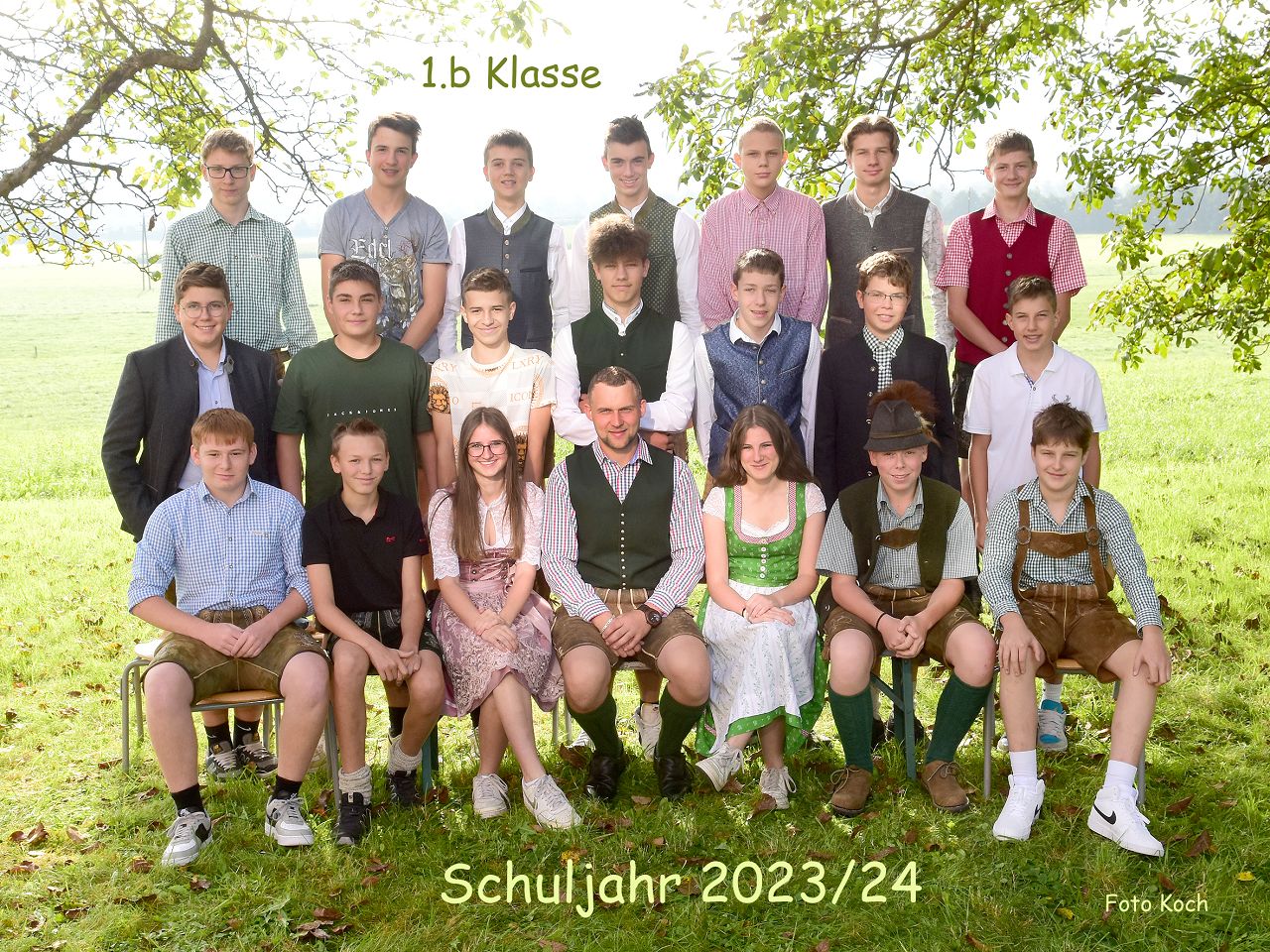 Schüler:innen 1. B Jahrgang