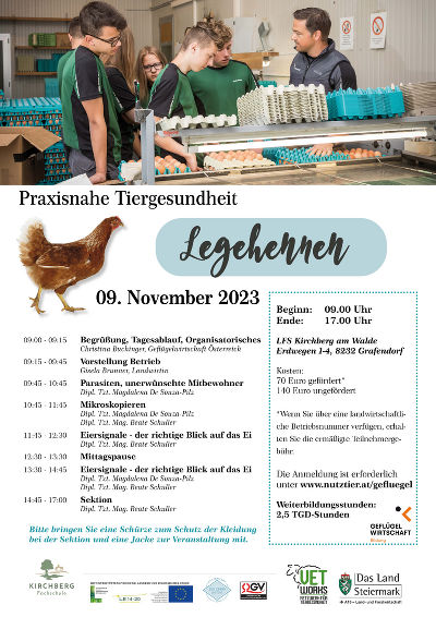 Praxisseminar Tiergesundheit Legehennen