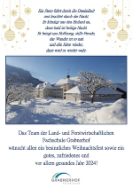 Weihnachtswünsche © LFS Grabnerhof