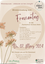 Einladung Frauentag 2024 © FS Schloss Stein
