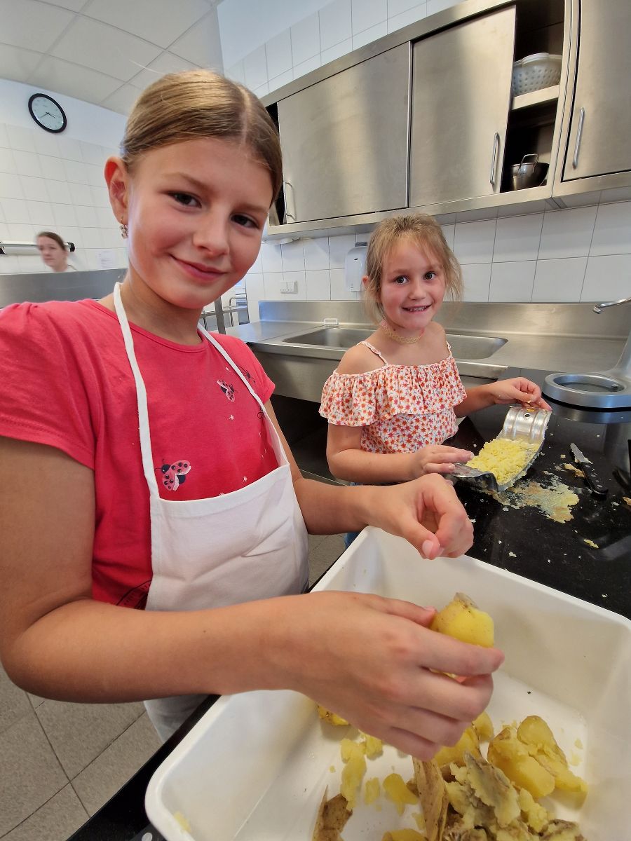 Kartoffelkreationen im Kinderkurs