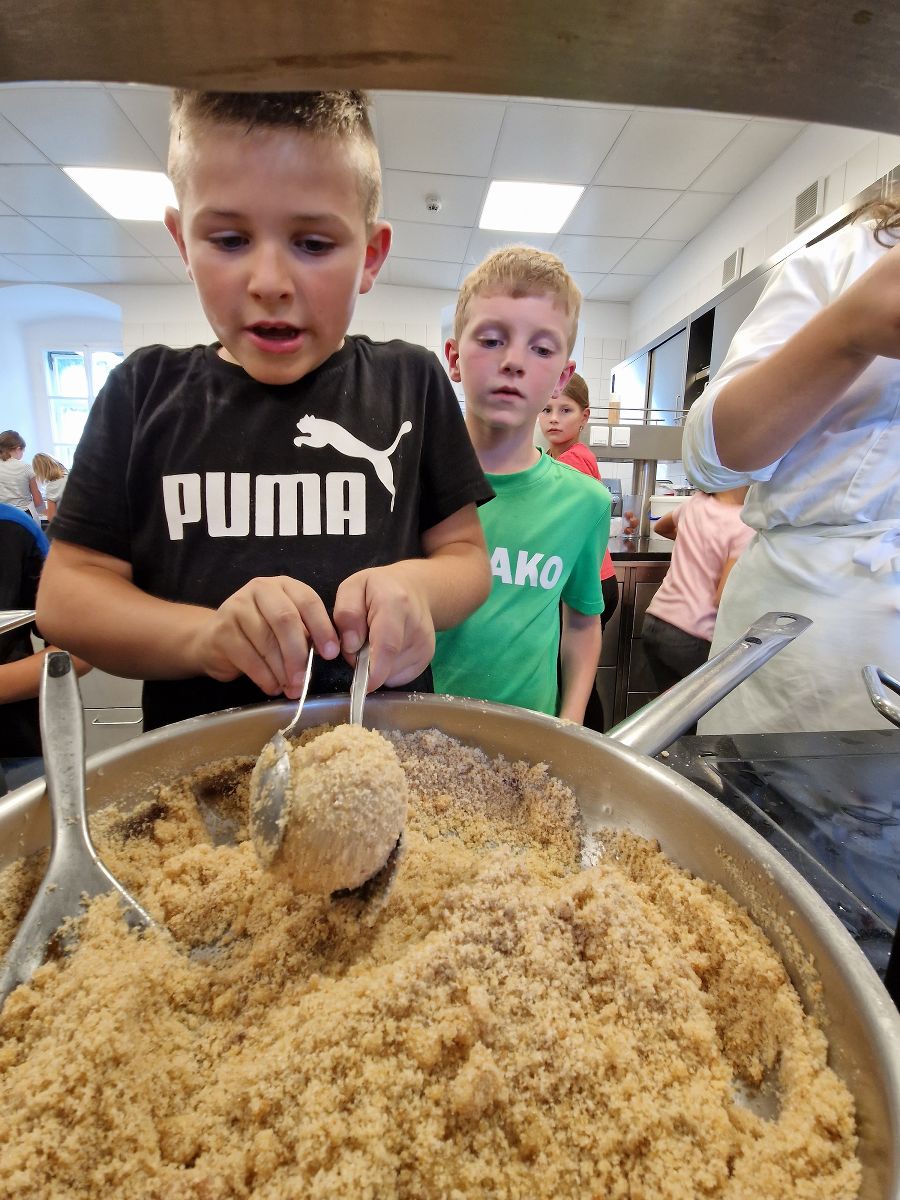 Kartoffelkreationen im Kinderkurs