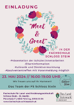 Einladung "Meet & Greet" © FS Schloss Stein