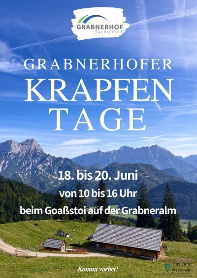 Plakat Grabnerhofer Krapfentage