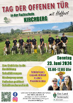 Einladung zum Tag der offenen Tür © LFS Kirchberg am Walde