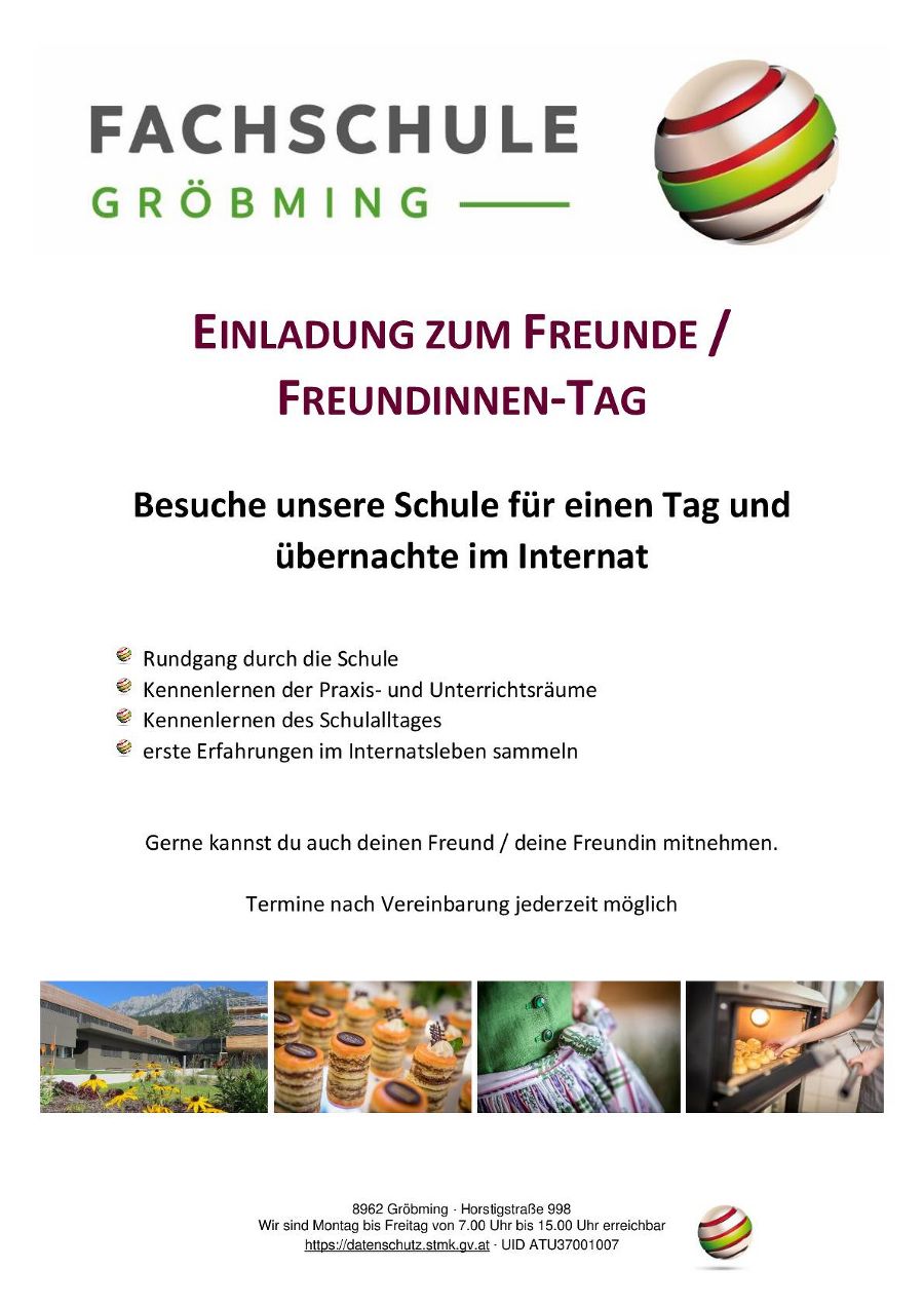 Einladung zum Freunde:innen Tag